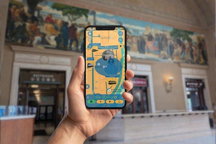 サクラメント鉄道GPSアプリウォーキングツアーモバイルゲーム