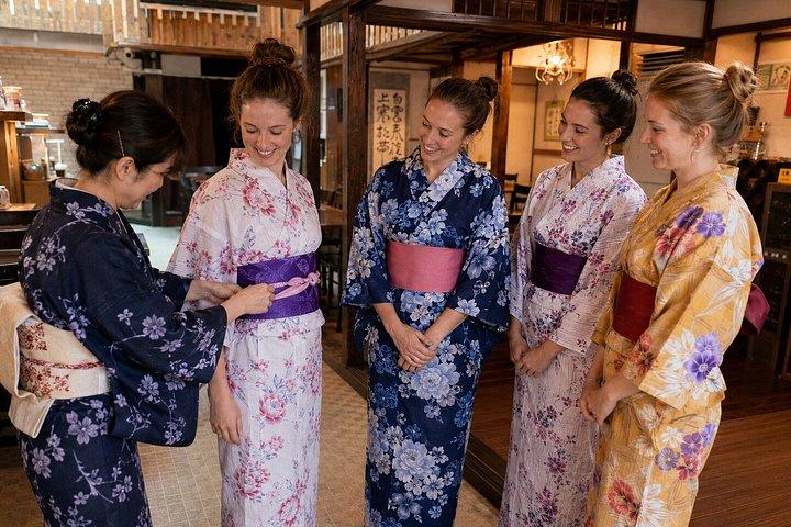 Yukata Dressing Workshop em Kyoto com Take Home Set
