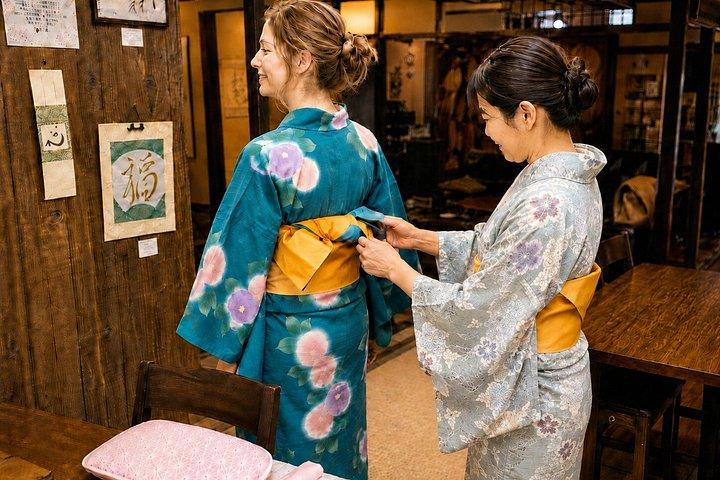 Yukata Dressing Workshop em Kyoto com Take Home Set