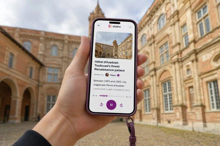 Toulouse Self Guided Walking Tour La Ville Rose, Audio and Quiz