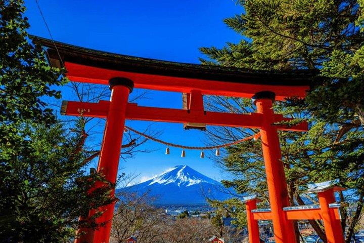 温泉とアウトレット付き東京富士山プライベート日帰り旅行から
