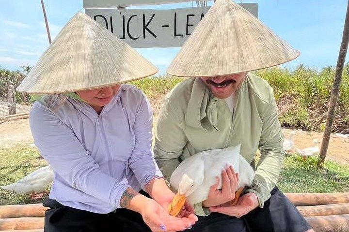 ホイアン:面白いダックストップ田園ファンファーム訪問