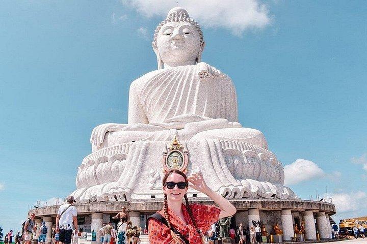 プーケット大仏、ワットチャロン、旧市街日帰りツアー（ランチ付き）