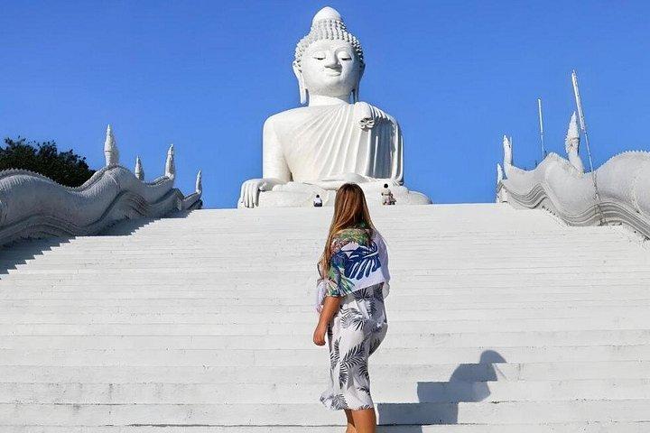 プーケット大仏、ワットチャロン、旧市街日帰りツアー（ランチ付き）