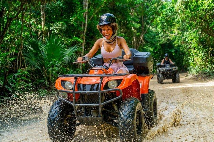 Avventura in ATV, Ponti interattivi, Zipline, Cenote e pranzo