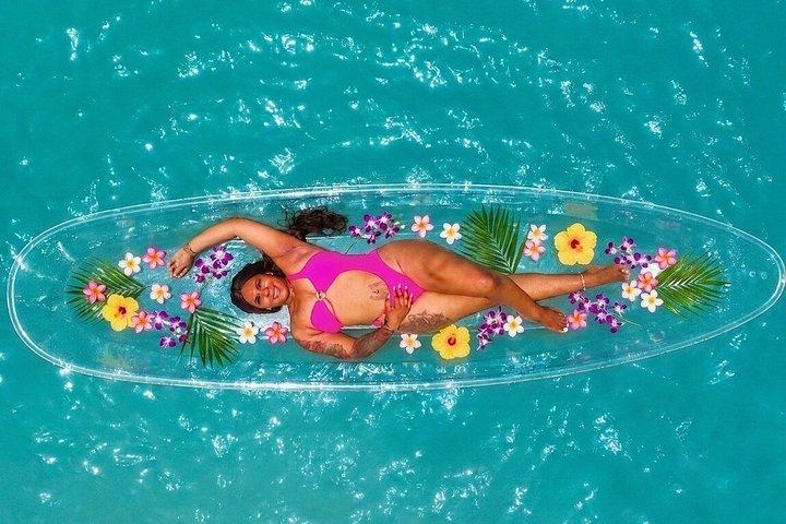 オチョ・リオス・ジャマイカでのクリアカヤック撮影