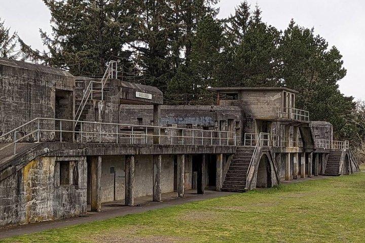 オレゴン・コースト全日ツアーアストリア・グーニーズハウスとキャノンビーチ