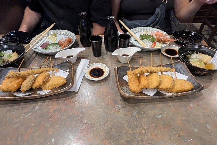 隠れた大阪夜食ツアーたこ焼きやきとりと居酒屋