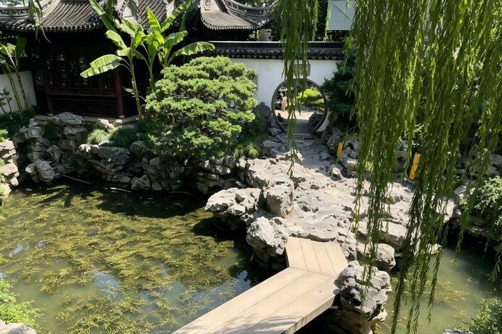 上海日帰りツアー：豫園、市神寺、朱家鼓、ブント