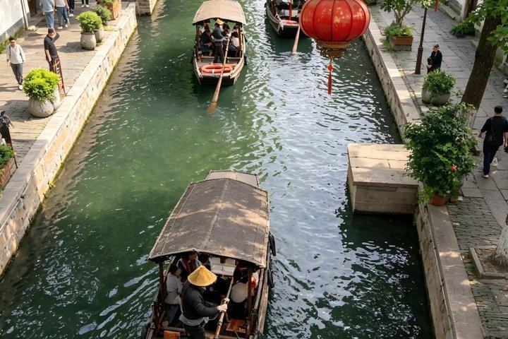 上海日帰りツアー：豫園、市神寺、朱家鼓、ブント