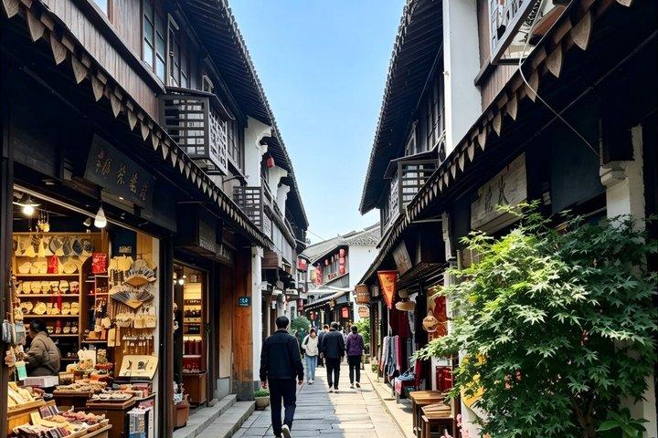 上海日帰りツアー：豫園、市神寺、朱家鼓、ブント