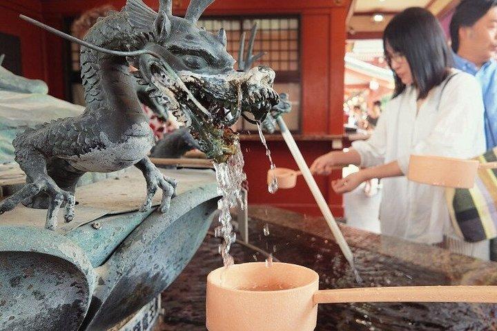 東京プライベート浅草散策ツアー浅草寺抹茶とおもち