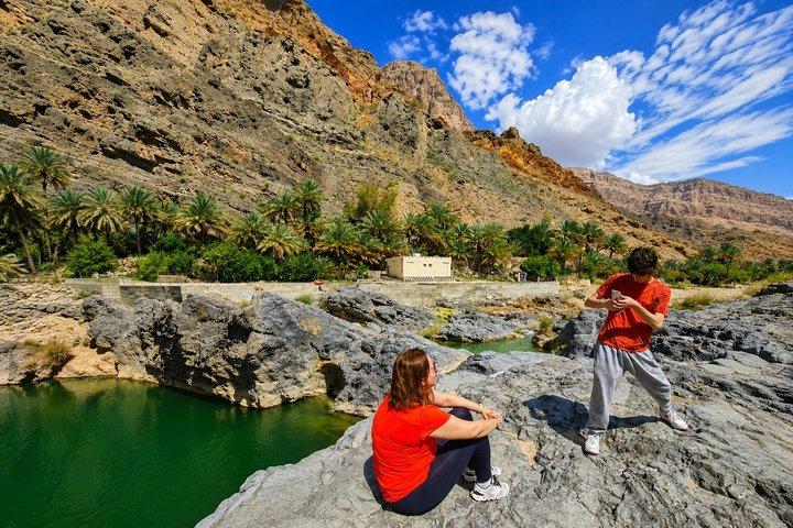Full Day Wadi Al Arbeieen with Sinkhole and Fins Beach