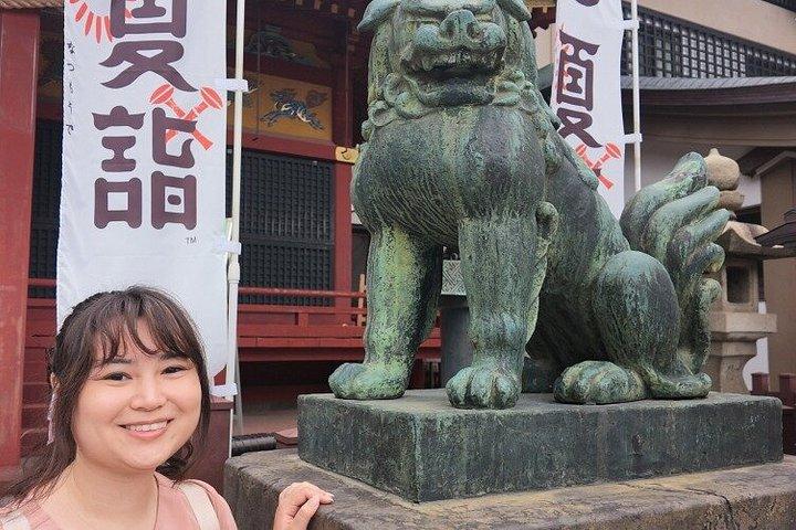 東京プライベート浅草散策ツアー浅草寺抹茶とおもち