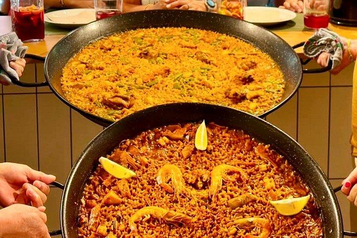 Paella and creative rices Workshop with Sangria in Madrid Center
