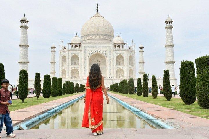 Da Delhi-Taj Mahal e tour privato del forte di Agra con Fatehpur Sikri