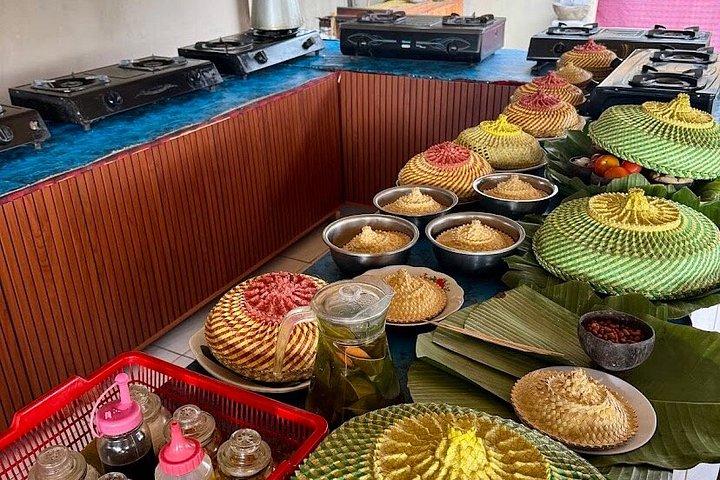 ウブド市場から食卓料理教室と地元のハーブ発見