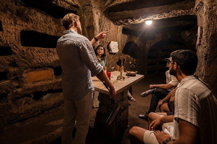 The Original Roman Crypts and Catacombs Tour with Transfers