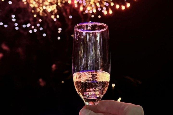 Bosphorus New Year Party Fireworks with Belly Dancer Show