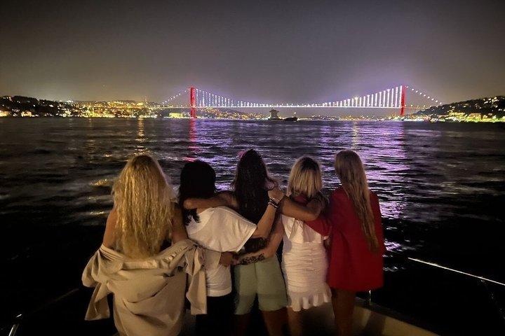 Bosphorus New Year Party Fireworks with Belly Dancer Show