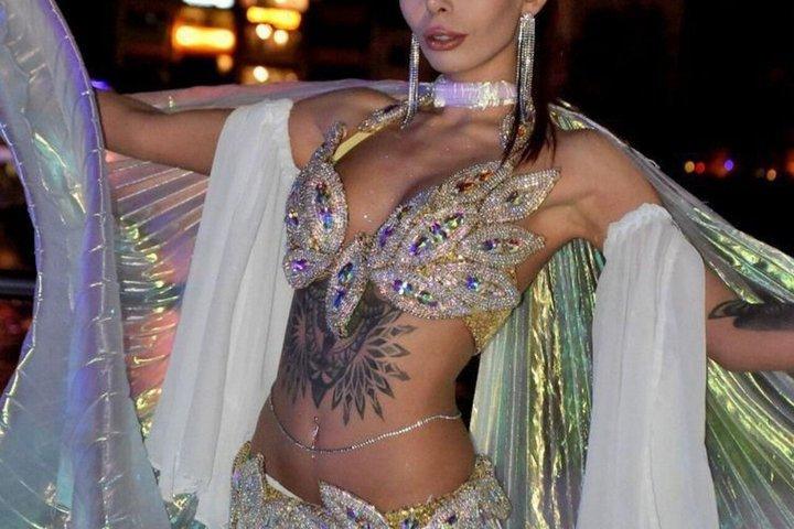 Bosphorus New Year Party Fireworks with Belly Dancer Show