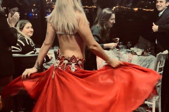 Bosphorus New Year Party Fireworks with Belly Dancer Show