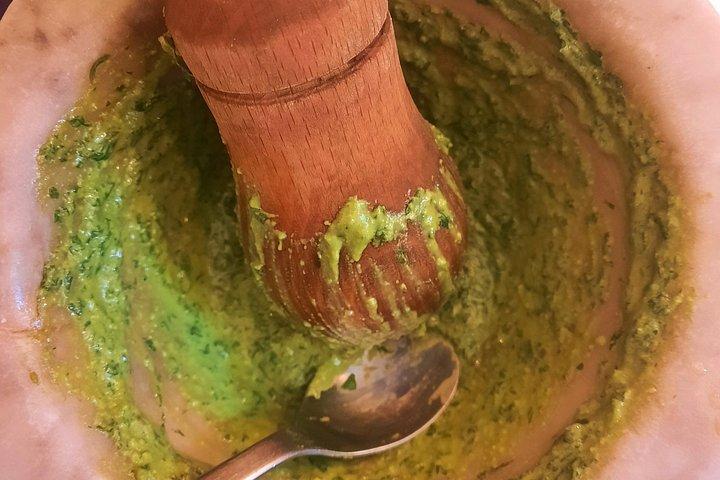 ヴェルナッツァ、チンクエ・テッレのペストとパスタ教室