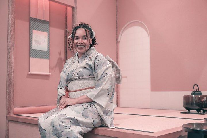 京都 侍甲冑 茶道体験＆プロ写真撮影