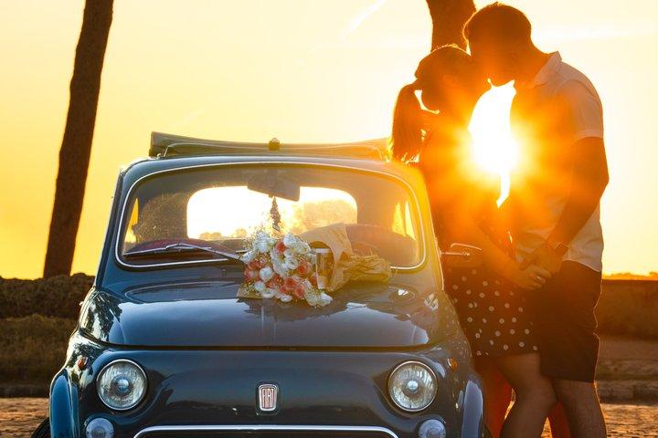 Rome Fiat 500 Tour met fotoshoot optie