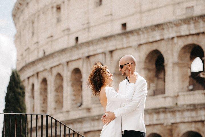 ローマで結婚式の新婚旅行フォトシュート