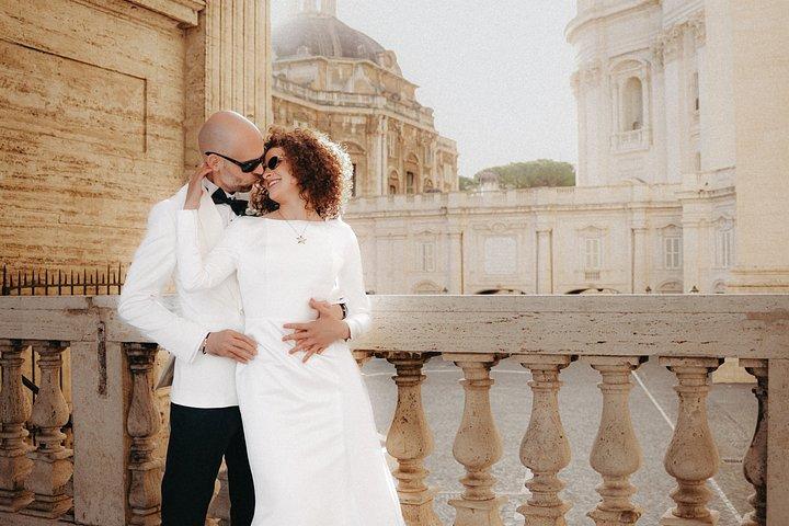 ローマで結婚式の新婚旅行フォトシュート