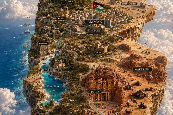 Private Transfers Between Amman, Airport and Petra