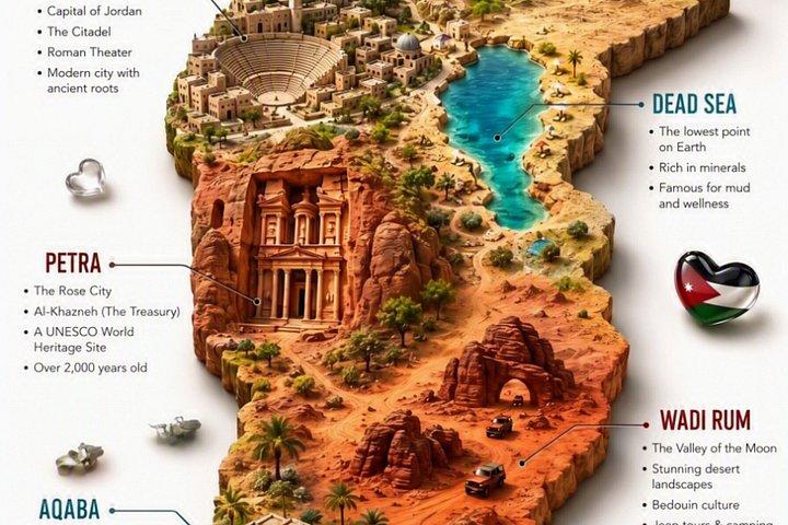 Private Transfers Between Amman, Airport and Petra