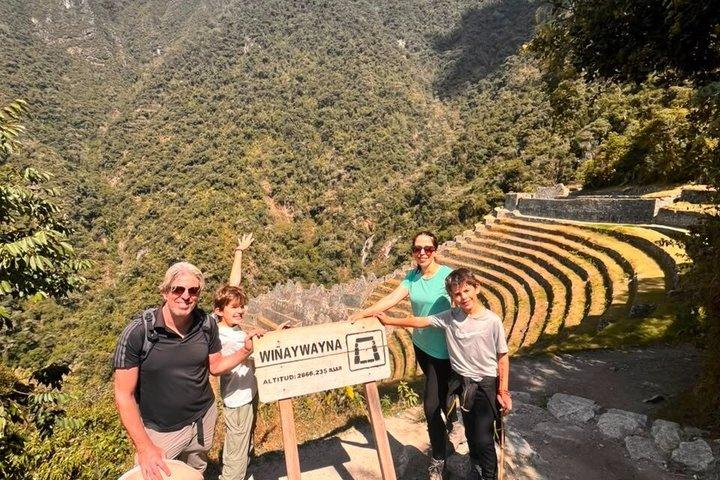 Kort Inca Trail til Machu Picchu: Wiñay Wayna - 2 dage