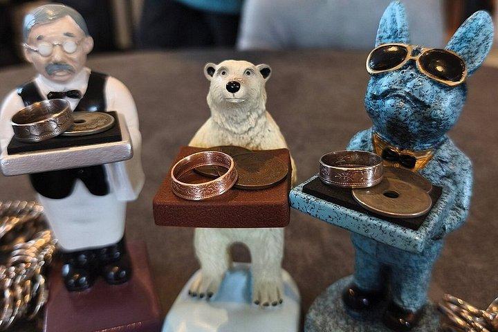 東京：新宿でヴィンテージコインリング作りワークショップ