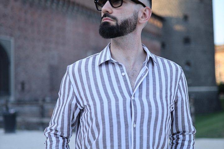 Professional Photoshoot Outside the Sforza Castle