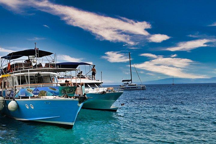 Blaue Lagune & 3 Inseln Kreuzfahrt mit Mittagessen, Wein & Schwimmen ab Split