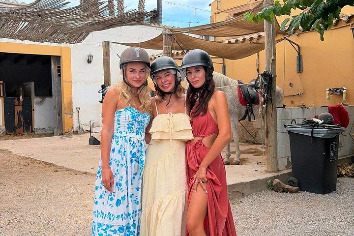 Från Barcelona: PRIVAT ridning och Tapas Brunch