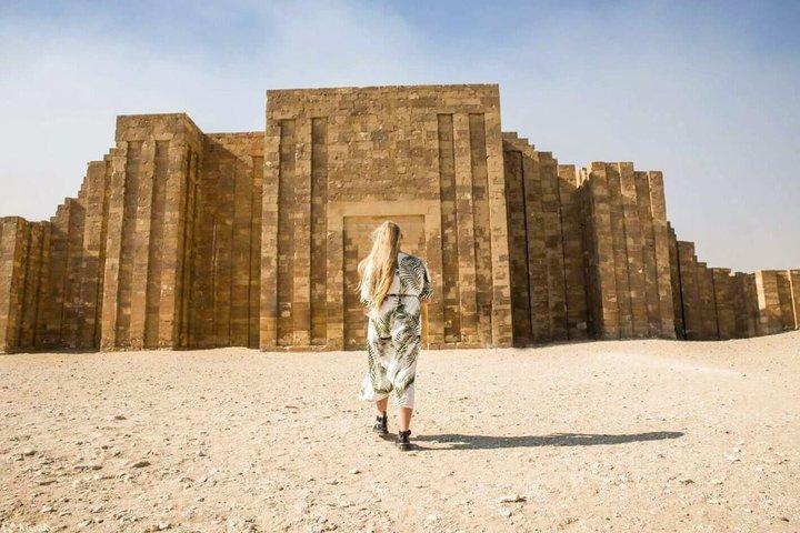 Saqqara Pyramids and Authentic Egyptian Cooking Experience