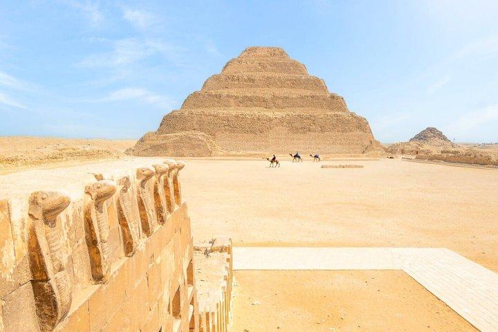 Saqqara Pyramids and Authentic Egyptian Cooking Experience