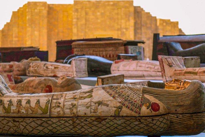 Saqqara Pyramids and Authentic Egyptian Cooking Experience