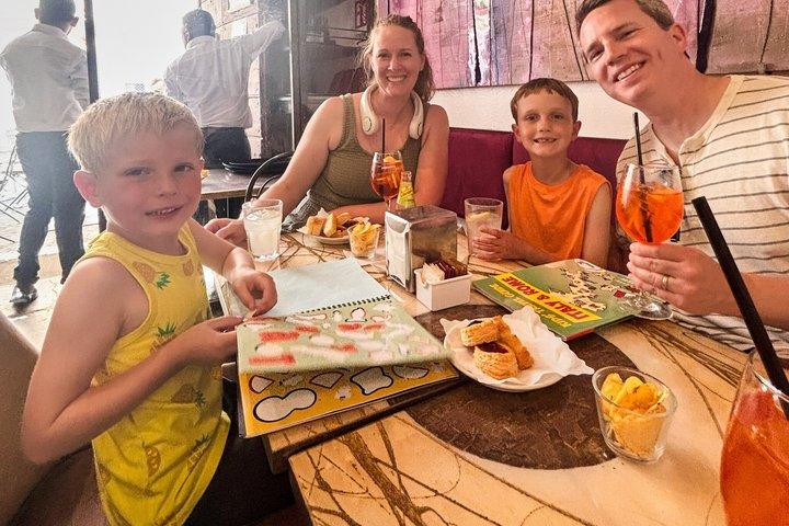 古代ローマの中心部でのパスタ、ピザ、ジェラートのグルメ ツアー