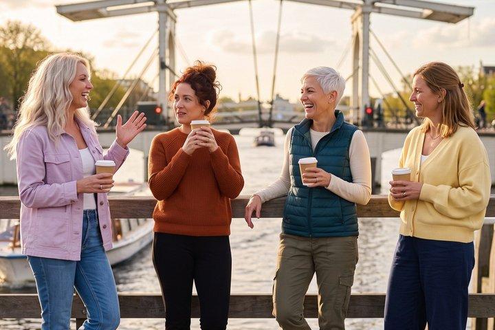 カナダのシングルママのためのプライベートアムステルダムコーヒーツアー