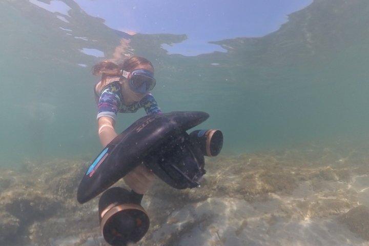 Cap d'Antibes: Scooter, Snorkeling and private Paddle.