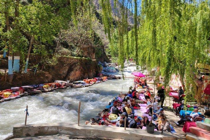 ウリカ渓谷、アトラス山脈、セッティ・ファトマ滝