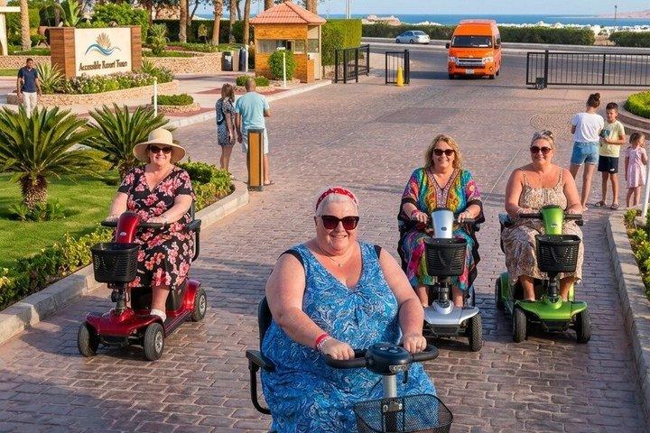 シャルムエルシェイクの折りたたみモビリティスクーターレンタル