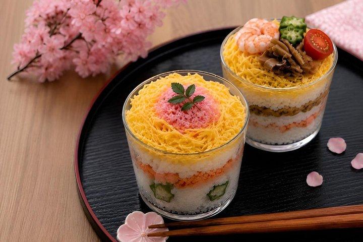 Create Colorful Cup Sushi with a Local in Kobe