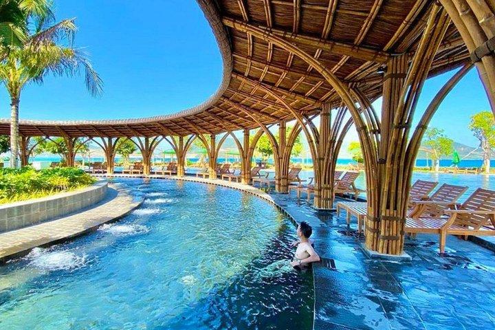 ニャチャン島日帰りツアー：シュノーケリング、BBQランチ、マッドバス