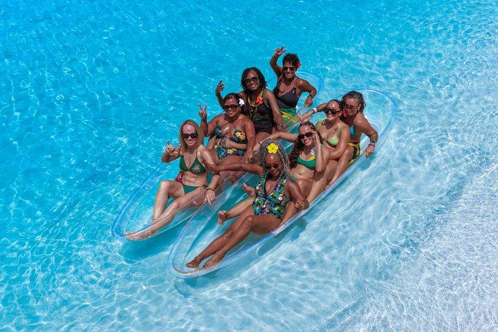 Photoshoot et vidéos Clear Kayak Drone à Montego Bay Jamaïque