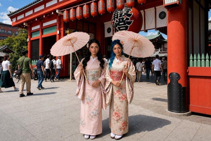 東京着物と茶道プライベートツアー